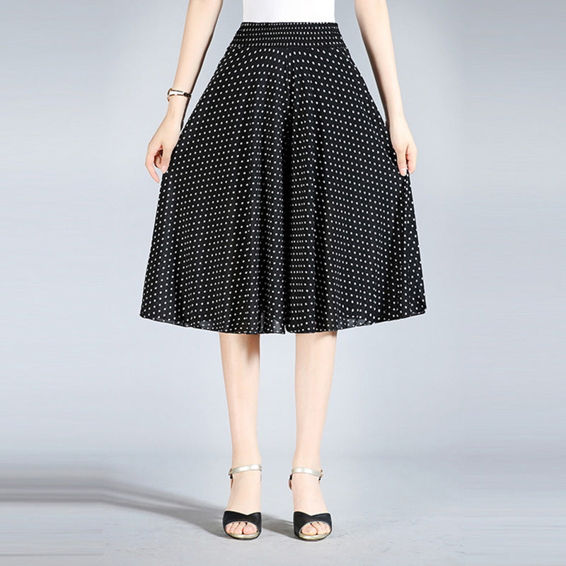 Damen Vintage-Stil weitem Bein Culottes