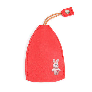Niedlichen Früchten PU-Leder Schlüsseltasche