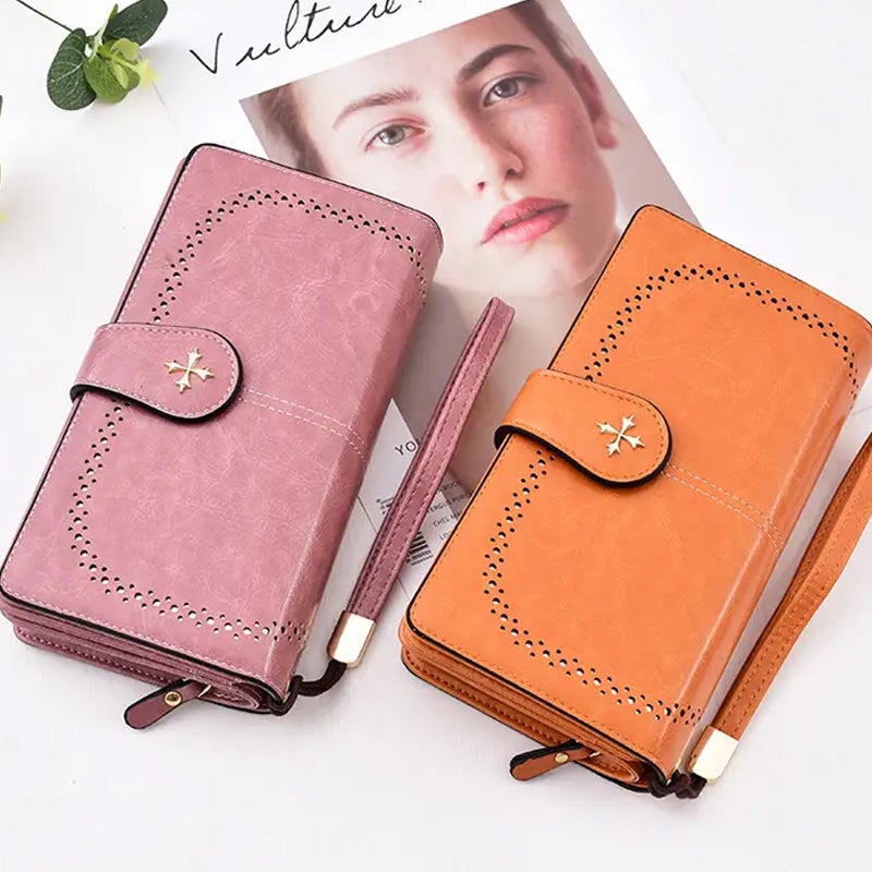 Multifunktionale Handtasche mit Reißverschluss