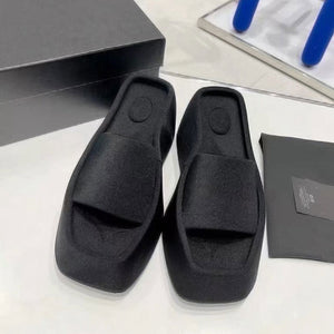 Eckiger Zehenpartie Luxus-Sandalen